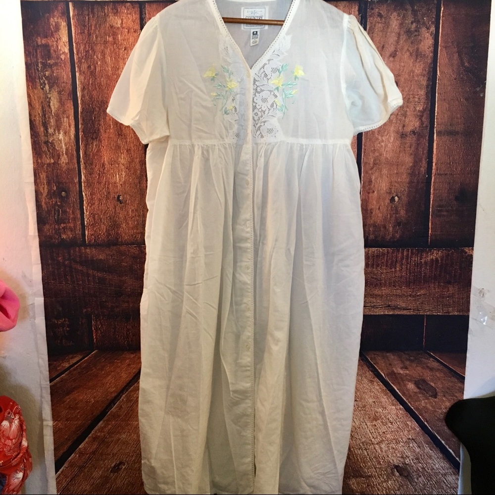 Cottage core country nightgown ,s